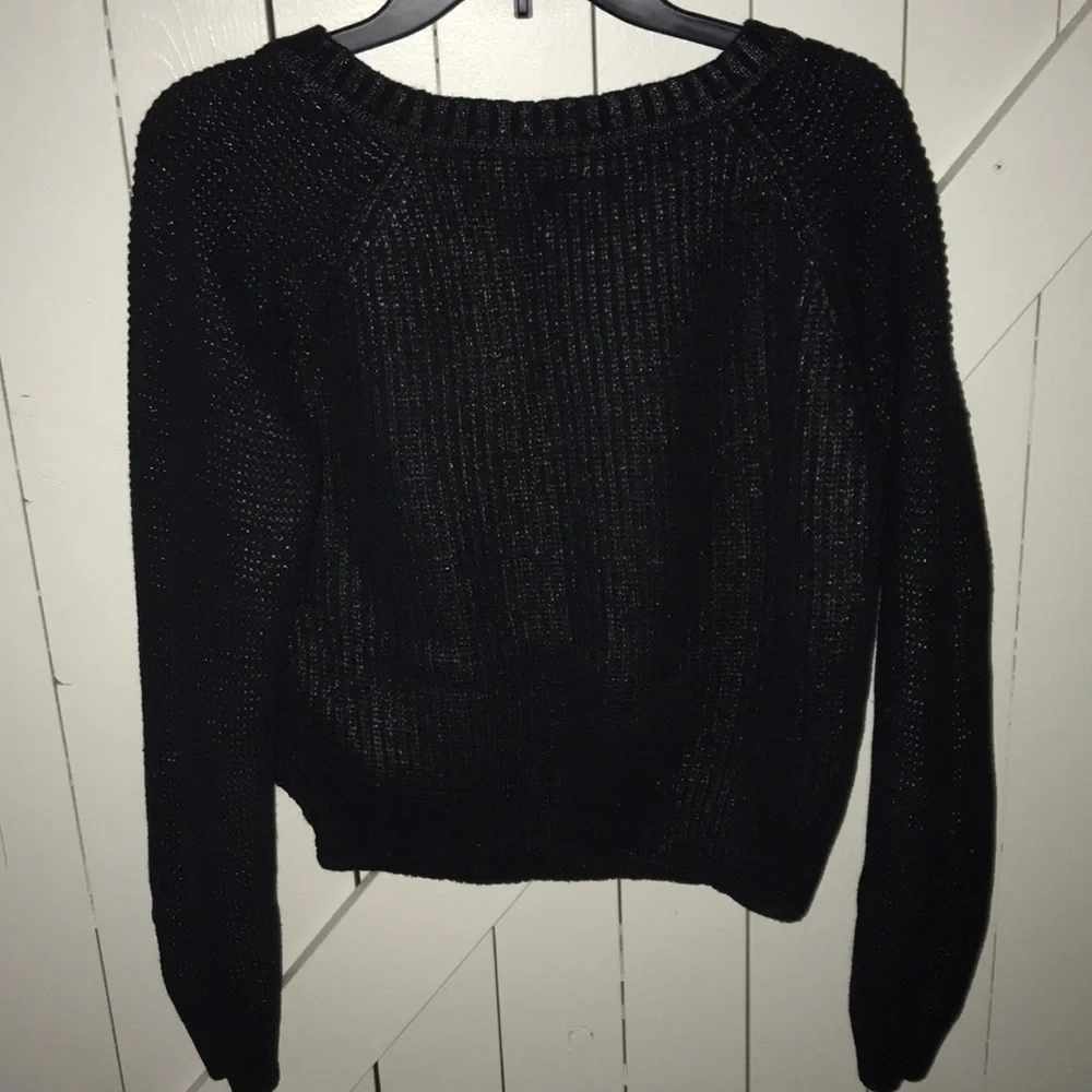Black Women's Sweater - Picture 3 of 7